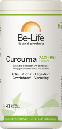 Curcuma 2400 + Piperine Be Life Pot Caps 90 1