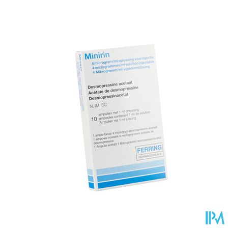 Minirin Amp Inj 10 X 1ml/4mcg