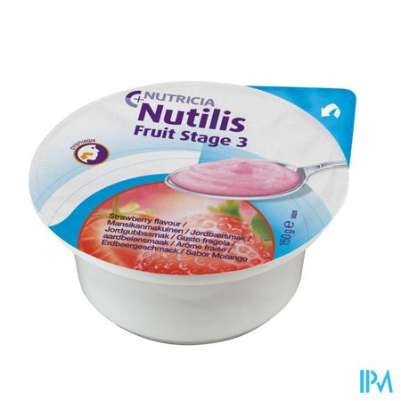 Nutilis Fruit Stage 3 Aardbei 3x150g