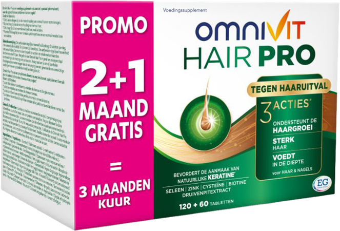 Omnivit Hair Pro Nutri Repair             Comp 180 3