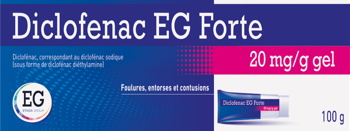 Diclofenac EG Forte 20Mg/G Gel Tube 100G 3