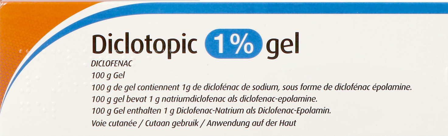 Diclotopic 1% Gel Tube 100 Gr 3