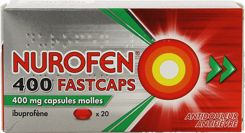Nurofen 400 Fastcaps Caps 20x400mg 7