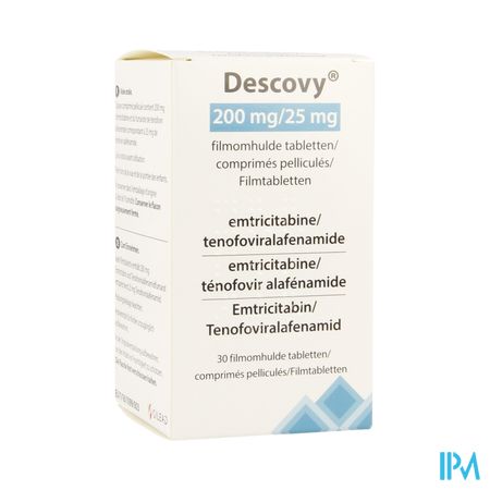 Descovy 200mg/25mg Filmomh Tabl 30 Flacon 1