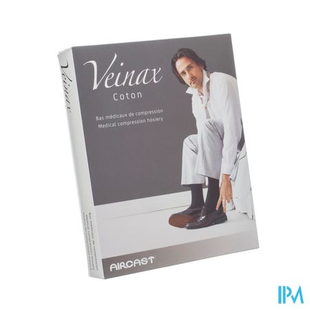 Veinax Kous Katoen Man 2 Lang Zwart Maat 2 2