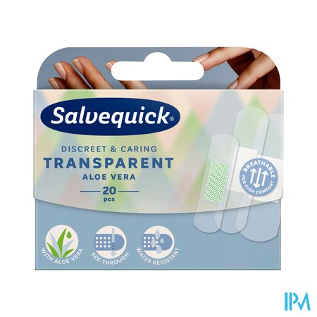 Salvequick Transparente Pleisters Aloe Vera 20