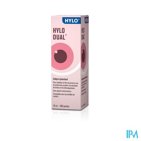 HYLO-Dual Gutt Oculaires 10Ml