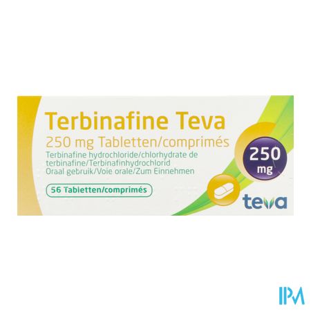 Terbinafine Teva Comp 56 X 250mg 2