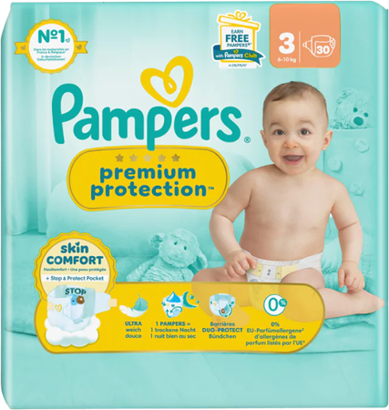 Pampers Premium Protection S3 30 Nf 1