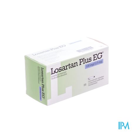 Losartan Plus EG 100 Mg/12,5 Mg Comp Pell 98 1