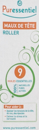 Puressentiel Roller Maux Tete 9 Hle Ess 5ml 6