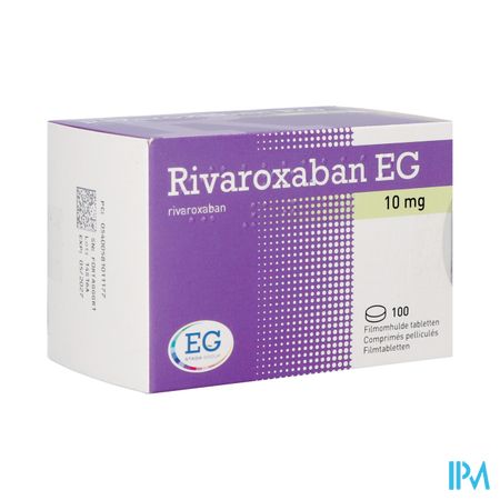 Rivaroxaban EG 10Mg Filmomh Tabl 100