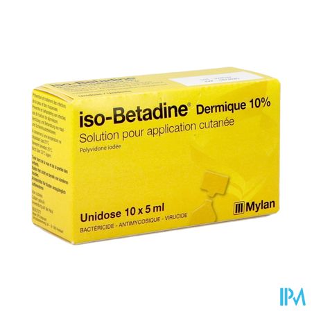 Iso Betadine Derm 10% Unidose Fl 10x5ml