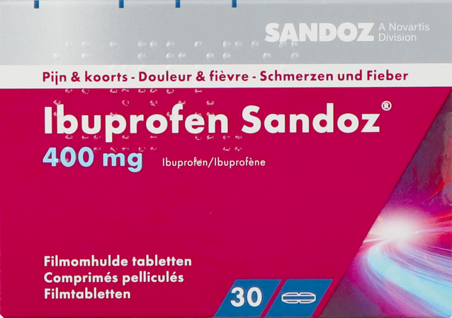 Ibuprofen Sandoz 400mg Filmomh Tabl 30 1