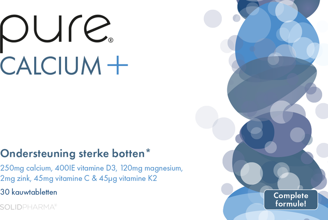 Pure Calcium+ Kauwtabl 30 2