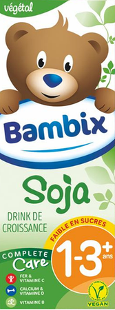Bambix Lait Croissance Soja 1-3+ 1l 1