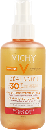 Vichy Ideal Soleil Bescherm.wat. A/oxid.ip30 200ml 1