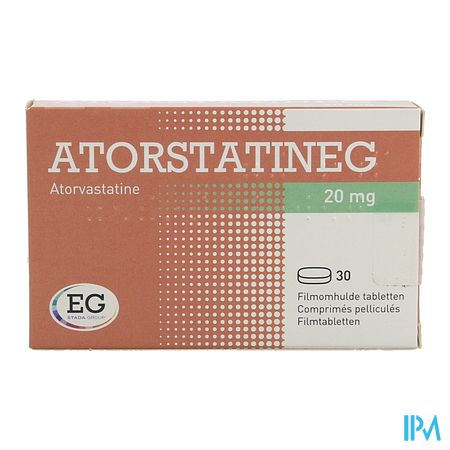 Atorstatineg 20Mg Comp Pell  30 3