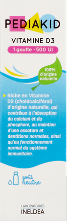 Pediakid Vitamine D3 Sol Buv Fl 20ml 5
