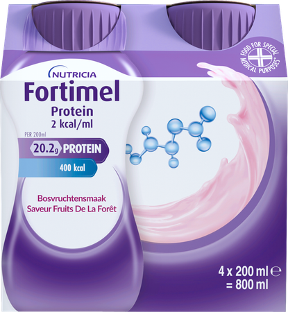 Fortimel Protein 2kcal Bosvrucht 4x200ml 3