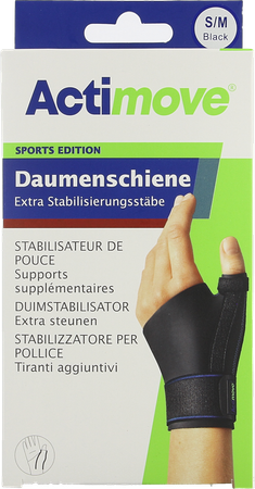 Actimove Sport Thumb Stabilizer Black S/m 1 1