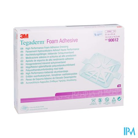 Tegaderm Foam Dressing Adh 14,30x14,30cm 10 90612