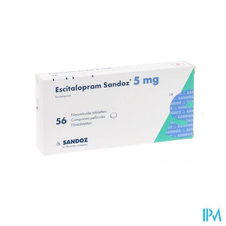 Escitalopram Sandoz 5mg Filmomh Tabl 56 1