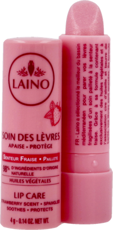 Laino Verzorging Lippen Aardbei 4g 5