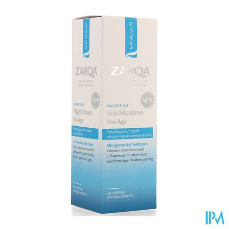 Zarqa Magnesium Nachtcreme Pro-age 50ml