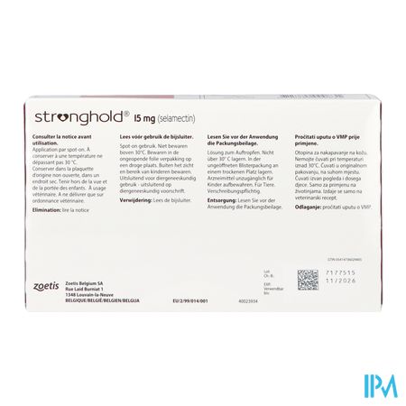 Stronghold 15mg Sol Spot On 3 6