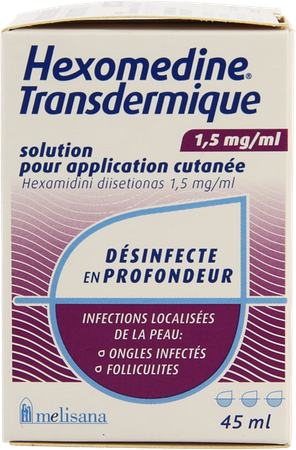 Hexomedine Sol 45ml Transcut 5