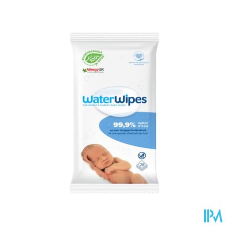 Waterwipes Lingettes Biodegradable 28