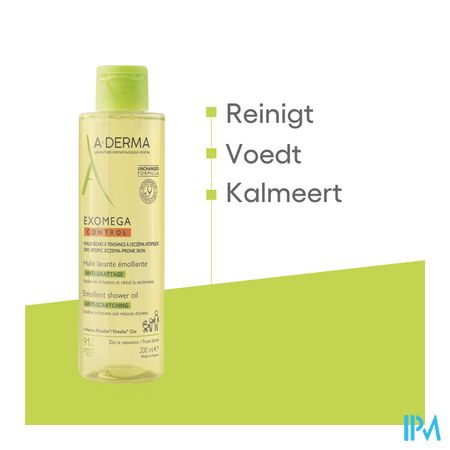 Aderma Exomega Control Emolierende Wasolie 200ml 19