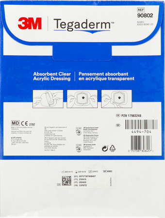 Tegaderm 3m Absorb.transp Ster 14,9x15,2cm10 90802 3