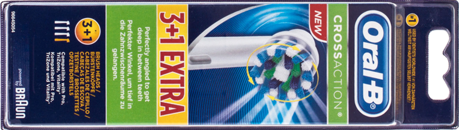 Oral-b Refill Crossaction 3+1