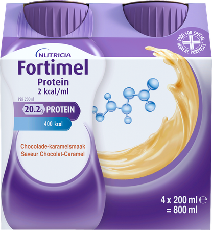 Fortimel Protein 2kcal Caramel&chocolat 4x200ml 3