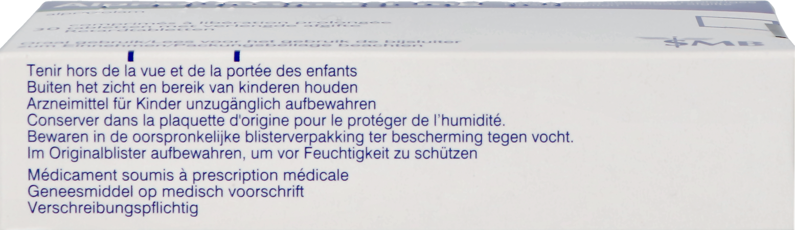 Alpraz Retard 1mg Tabl Verlengde Afgite 30 5