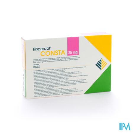 Risperdal Consta 25,0mg Fl Im 1x25,0mg/2ml+solv 2