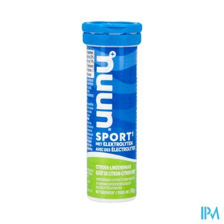 Nuun Sport Gout Citron&citron Vert Comp Efferv 10