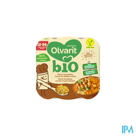 Olvarit Curry Quinoa Wortel Kikkererwten 230g 1