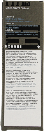 Korres Kme Scheercreme Hoofd Absinthe 125ml 2
