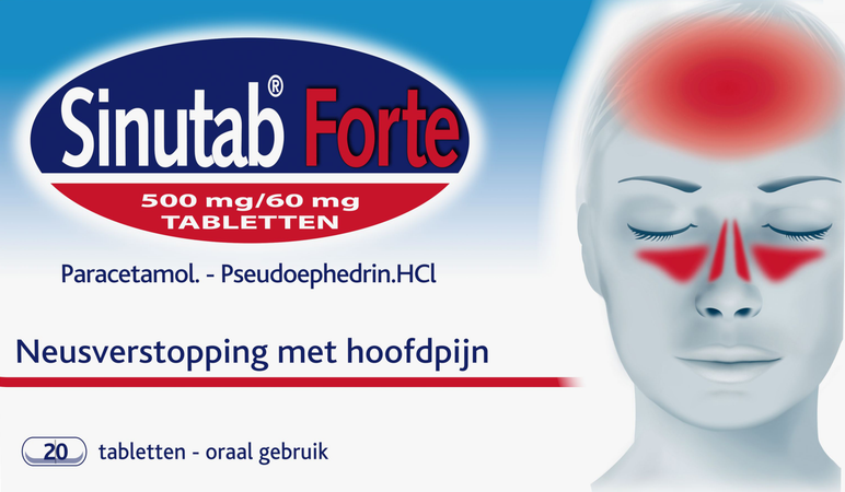 Sinutab Forte 500/60mg Comp 20 3