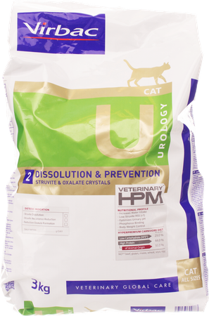 Virbac Cat Urology Dissolution&prevention U2 3kg 3