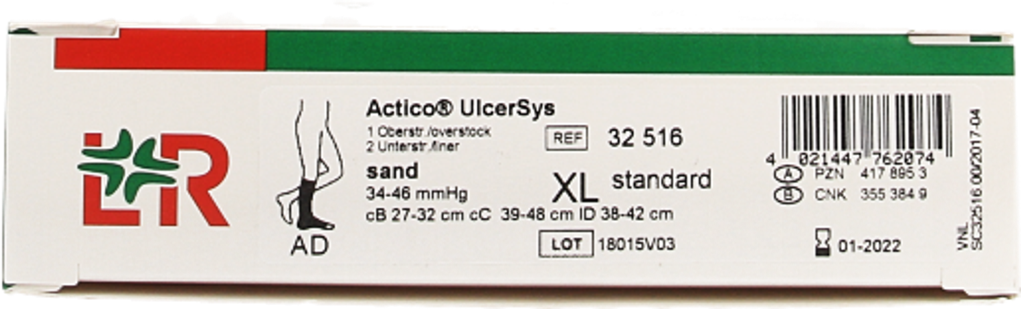 Actico Ulcersys Zand-wit/xl 6