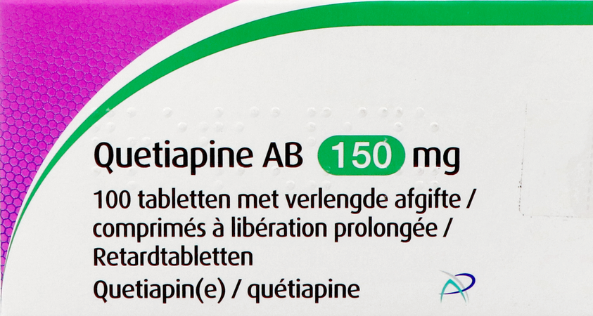 Quetiapine Ab 150mg Verleng.afgifte Tabl 100 1