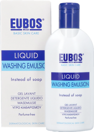 Eubos Zeep Vloeibaar Blauw N/parf 200ml 5
