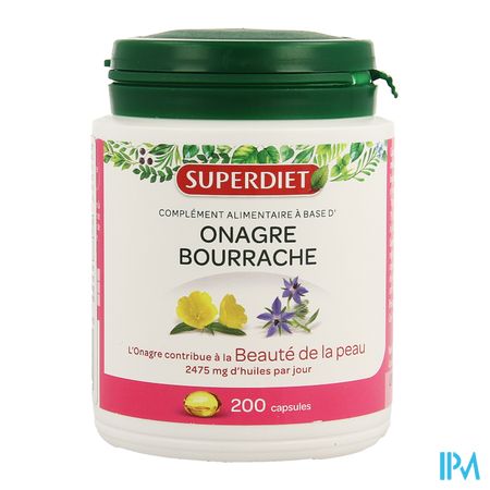 Superdiet Onagre Bourrache Caps 200 4