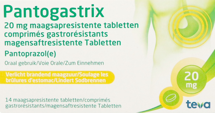 Pantogastrix Teva 20mg Comp Gastro Resist 14x20mg 2