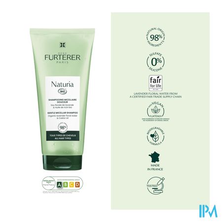 Furterer Naturia Shampoo Tube 200ml 13