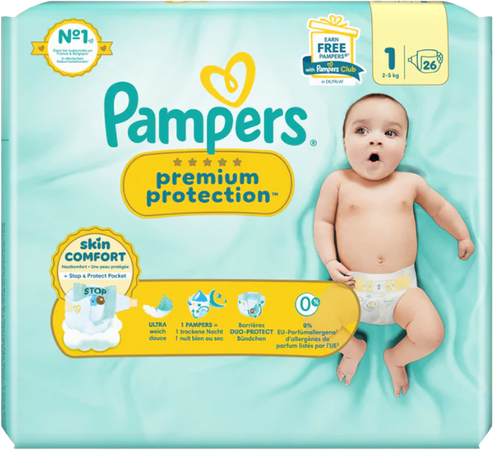 Pampers Premium Protection S1 26 Nf 1